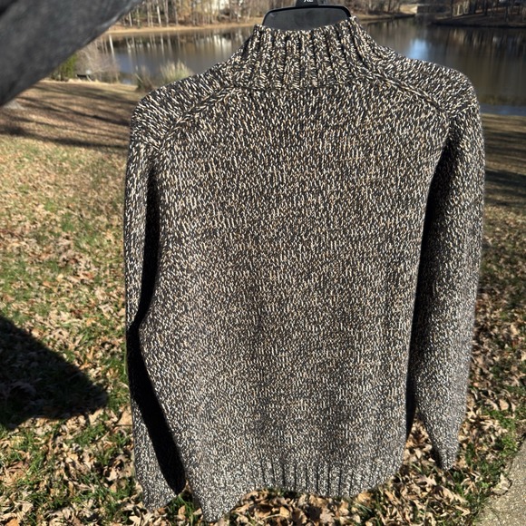 Brunello Cucinelli Cashmere Wool Pullover Sweater 1/4 Zip Mens 50 Melange - Picture 5 of 14